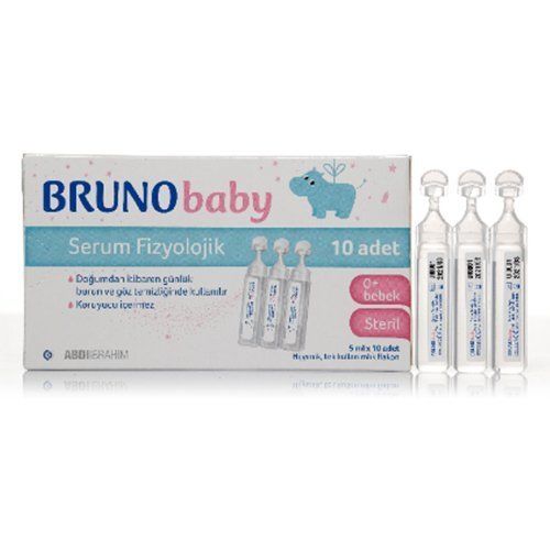 Bruno Baby Serum Fizyolojik 5 ML x 10 Adet Flakon