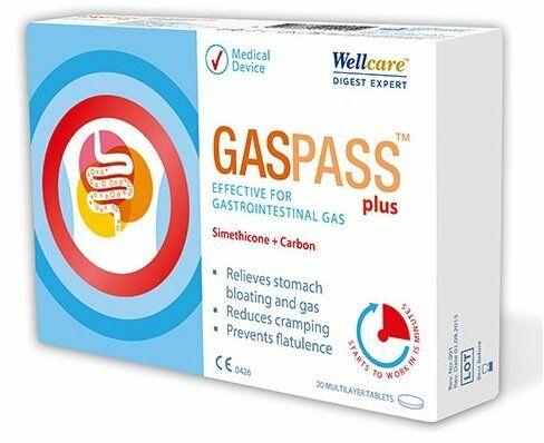 Wellcare Gasspass Plus 20 Multilayer Tablet