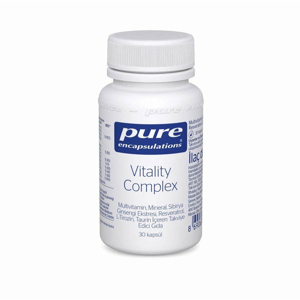 Pure Encapsulations Vitality Complex 30 Kapsül