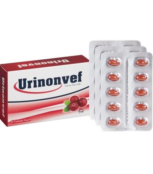 Urinonvef Cranberry 30 Kapsül