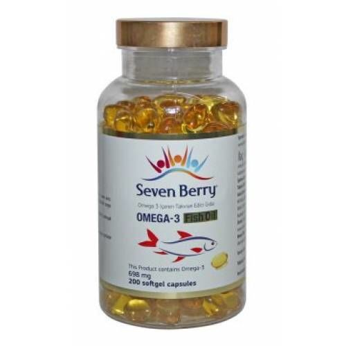 Seven Berry Omega 3 Fish Oil 200 Softgel Kapsül