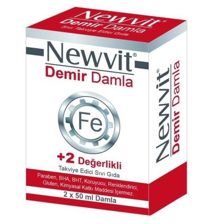 Newvit Demir Damla 2 AD X 50 Ml Damla