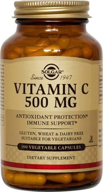 Solgar Vitamin C 500 Mg Whith Rose 100 Tablet