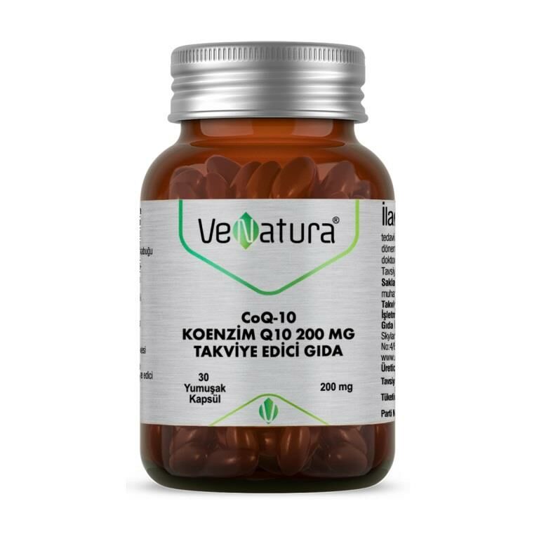 Venatura Koenzim Q10 200 Mg 30 Yumuşak Kapsül