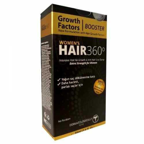 Hair 360 Growth Factors Booster Kadınlar İçin Saç Spreyi 50 ML