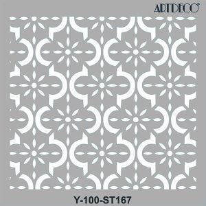 Artdeco Stencil 30x30cm Otantik Desen - 167