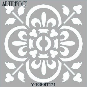 Artdeco Stencil 30x30cm Tek Fayans - 171