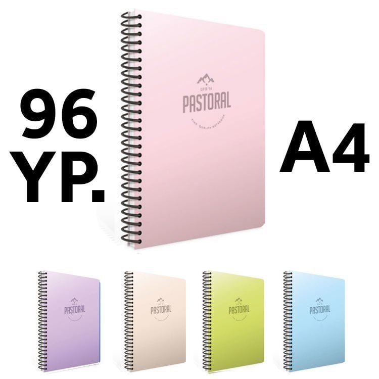 Gıpta Pastoral Defter Spiralli Pp Kapak A4 96 Yaprak