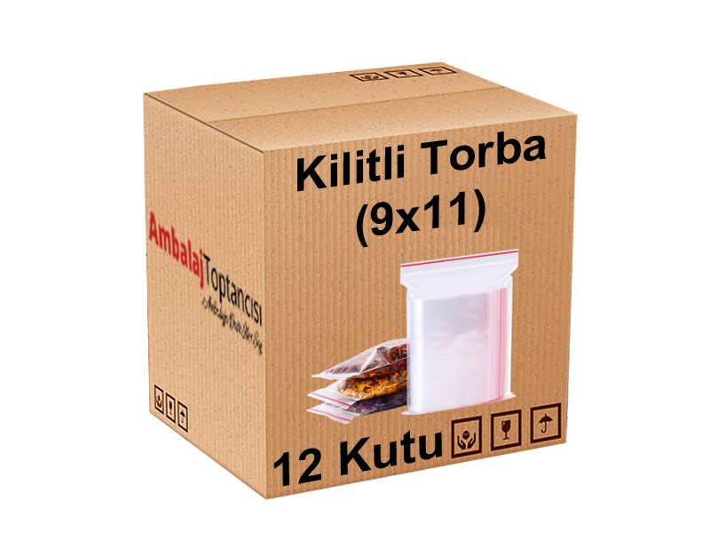 Kilitli Naylon Torba (9x11 cm) - 12 Kutu