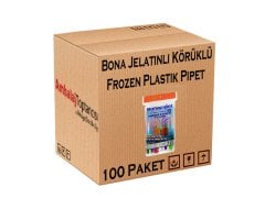 Bona Jelatinli Körüklü Frozen Plastik Pipet - 5000'li