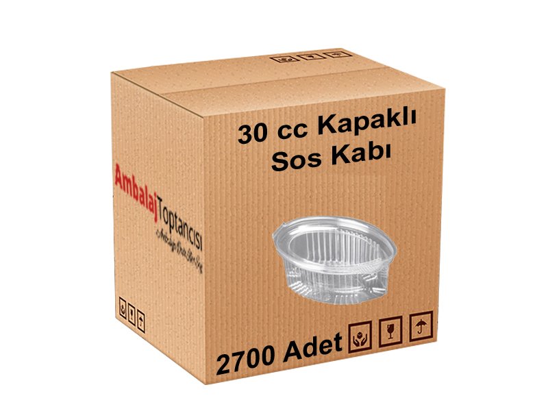 30 cc Kapaklı Sos Kabı - 2700'lü