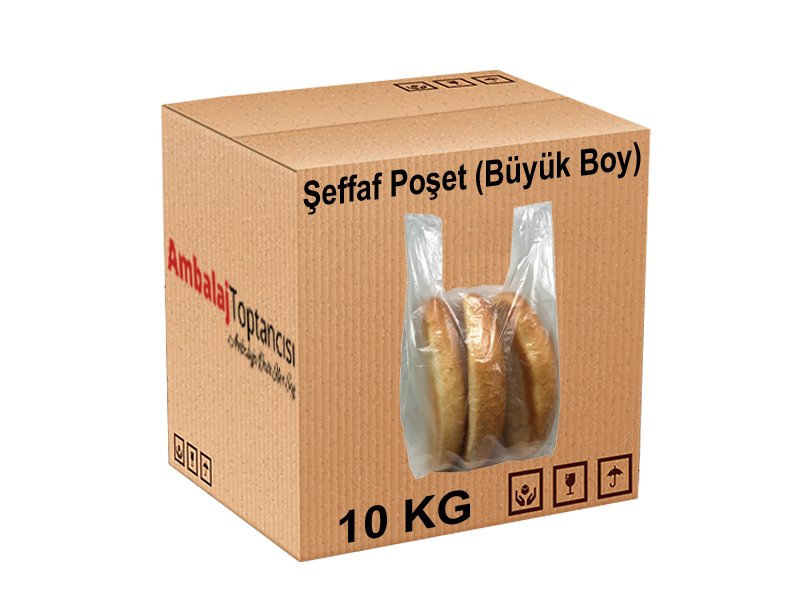 Şeffaf Poşet (Büyük Boy) - 10 kg