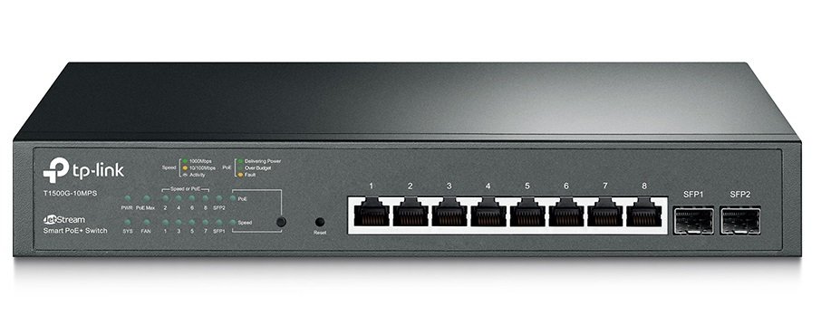 T1500G-10MPS 8 Port Poe Switch