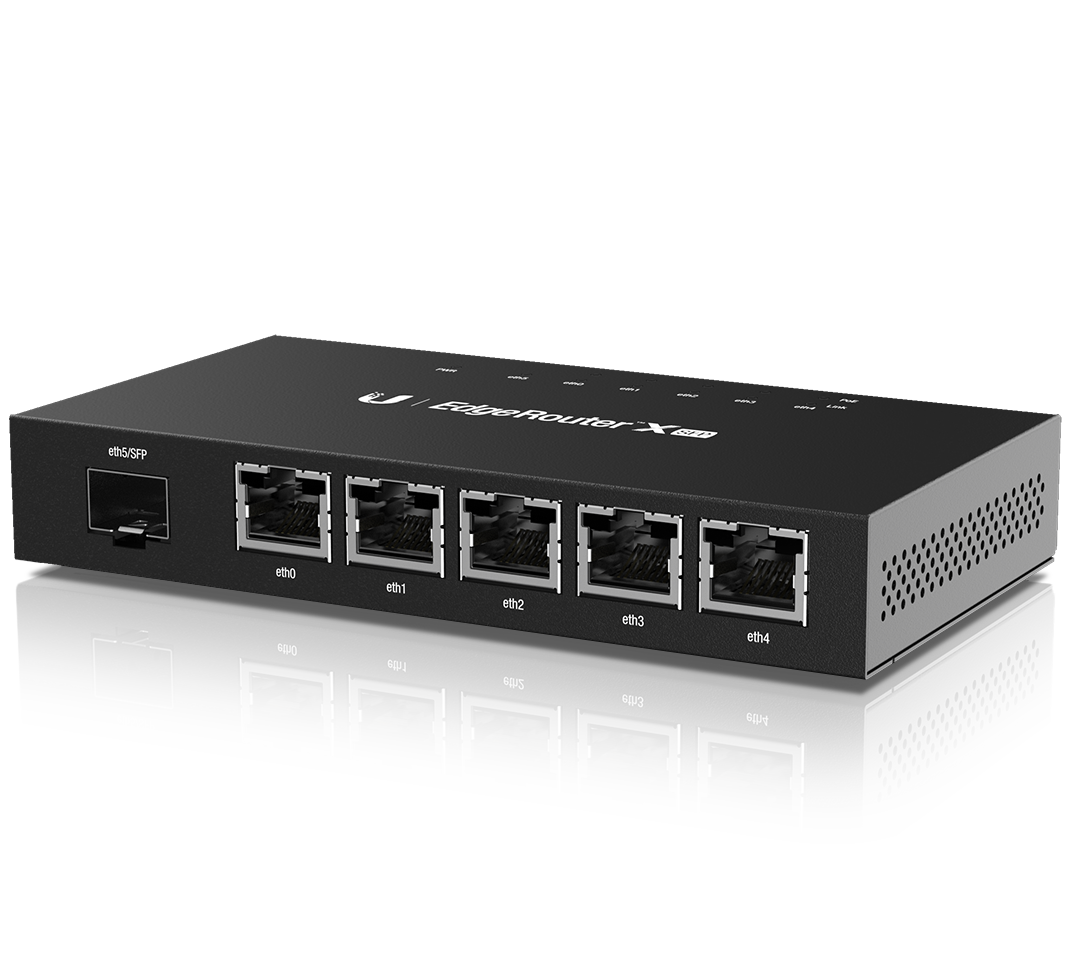 Ubiquiti, EdgeRouter X, 6-port, POE, SFP, EU