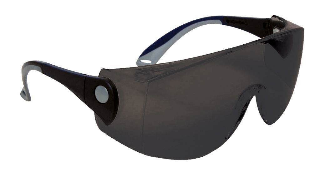 Starline G-034A-S Füme Siyah Çerçeveli Antifog Özellikli Burun Korumalı Gözlük