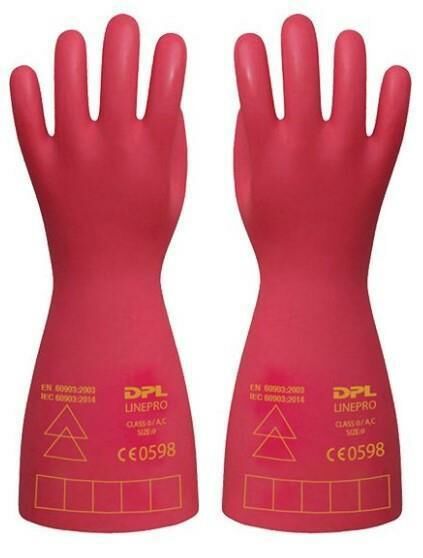 DPL LinePro Class 4 Elektrikçi Eldiveni 3.6 mm Kalınlık 36.000 V AC - 40.000 V A, C, H