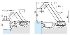 PÇ. Ayarlanabilir  Atlama Platformu H=700 mm Prizmatik Gvd 304K