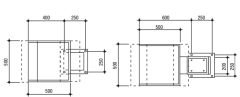 PÇ. Ayarlanabilir  Atlama Platformu H=700 mm Prizmatik Gvd 304K