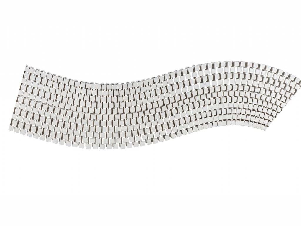Kare Model Taşma Izgarası 20 cm Tek Geçme - 10 metre