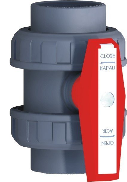 Nozbart Küresel Su Vanası d.40 mm (İki Tarafı Dişli)