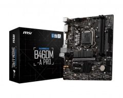 MSI B460M-A PRO SOKET 1200 DDR4 2933 DVI HDMI M.2 USB 3.2 MATX