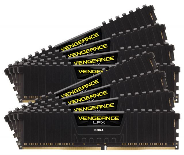 CORSAIR CMK256GX4M8E3200C16 256GB (8X32GB) DDR4 3200MHz CL16 VENGEANCE LPX SOGUTUCULU DIMM BELLEK BLACK