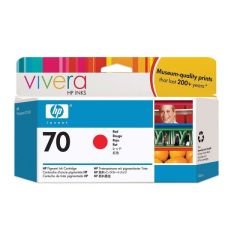 HP C9456A (70) KIRMIZI 130 ML GENIS FORMAT MUREKKEP KARTUSU