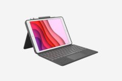 LOGITECH COMBO TOUCH IPAD 10.2 İNÇ 7. VE 8.NESİL İLE UYUMLU ÇOK YÖNLÜ KLAVYELİ KILIF-GRİ 920-009995