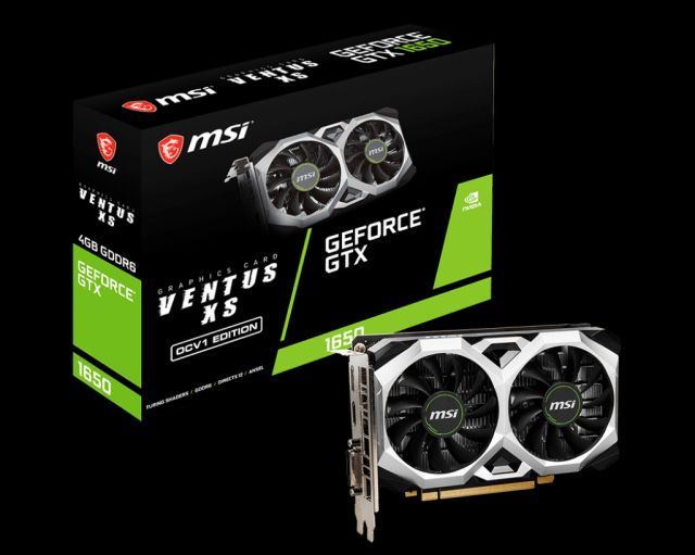 MSI VGA GEFORCE GTX 1650 D6 VENTUS XS OCV1 4GB GDDR6 128B DX12 PCIE 3.0 X16 (1xDVI 1XHDMI 1XDP)