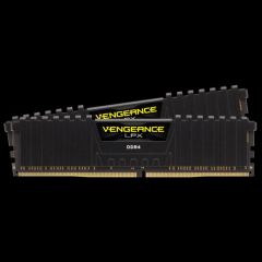 CORSAIR CMK16GX4M2A2666C16 16GB (2X8GB) DDR4 2666MHz CL16 VENGEANCE LPX BLACK SOGUTUCULU DIMM BELLEK