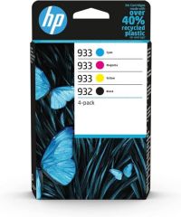 HP 6ZC71AE (932) SIYAH/(933) MACENTA/CYAN/SARI 4LU PAKET MUREKKEP KARTUSU