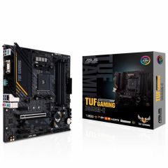 ASUS TUF GAMING B550M-E AMD B550 AM4 DDR4 4800 DP HDMI VGA ÇİFT M2 USB3.2 AURA RGB MATX 128GB KADAR RAM DESTEGI BIOS FLASHBACK BUTONU ASUS TUF PROTECTION