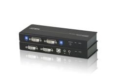 ATEN CE604-AT-G USB DVI DUAL VIEW CAT 5 KVM EXTENDER