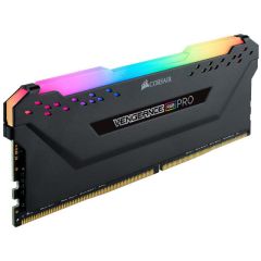 CORSAIR CMW64GX4M4E3200C16 64GB (4X16GB) DDR4 3200MHz CL16 VENGEANCE RGB PRO SOGUTUCULU DIMM BELLEK BLACK