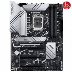 ASUS PRIME Z790-P INTEL Z790 LGA1700 DDR5 7200 DP HDMI 3X M2 USB3.2 AURA RGB 2.5GBİT LAN ATX ASUS 5X PROTECTION III ARMOURY CRATE AI SUİTE 3