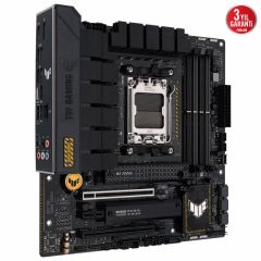 ASUS TUF GAMING B650M-PLUS AMD B650 AM5 DDR5 6400 DP HDMI 2X M2 USB3.2 AURA RGB 2.5GBİT LAN MATX 128GB A KADAR RAM DESTEĞİ ASUS TUF PROTECTION ARMOURY CRATE