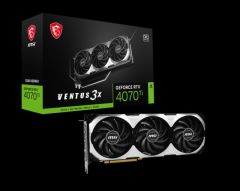 MSI VGA GEFORCE RTX 4070 TI VENTUS 3X 12G OC RTX4070 TI 12GB GDDR6X 192B DX12 PCIE 4.0 X16 (3XDP 1XHDMI)