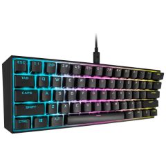 CORSAIR K65 CH-9194014-NA RGB MINI 60 Mechanical Gaming Keyboard Backlit RGB LED CHERRY MX SPEED Black Black PBT Keycaps