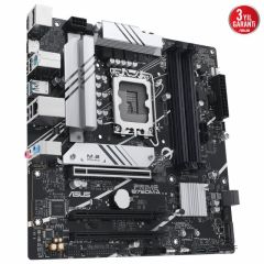 ASUS PRIME B760M-A-CSM INTEL B760 LGA1700 DDR5 7200 HDMI VGA 2x M2 USB3.2 AURA RGB 2.5Gbit LAN mATX ASUS 5X PROTECTION III Ücretsiz Uzaktan Yönetim Yazılımı