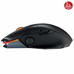 ASUS ROG CHAKRAM X RGB YAN JOYSTICK ÜÇ MODLU BAĞLANTI KABLOLU/2.4GHZ/BLUETOOTH 36000 DPI PROGRAMLANABİLİR 11 TUŞ SENSÖR VİDASIZ MANYETİK TUŞLAR VE KAPAK AURA SYNC