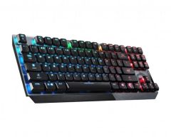 MSI GG VIGOR GK50 LOW PROFILE TKL US DUSUK PROFIL SAYISAL TUS TAKIMSIZ KOMPAKT TKL TASARIM GERCEK MEKANIK KAILH SWITCH PER KEY RGB FIRCALANMIS METAL TUS YUZEYI INGILIZCE Q