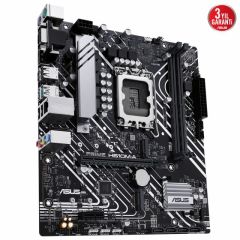 ASUS PRIME H610M-A-CSM INTEL H610 LGA1700 DDR4 3200 DP HDMI VGA CIFT M2 USB3.2 AURA RGB mATX UCRETSIZ UZAKTAN YAZLIMI ASUS 5X PROTECTION III