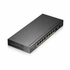 ZYXEL GS1900-10HP-EU0102F 8 PORT 8x100/100/1000 + 2xSFP WEB YONETİLEBİLİR POE SWITCH (77 WATT)