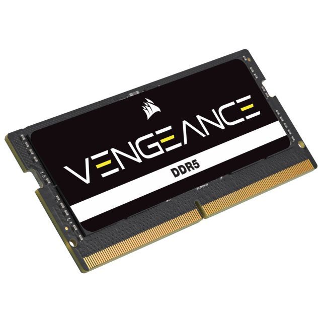 CORSAIR CMSX32GX5M2A4800C40 32GB (2x16GB) DDR5 4800MHz CL40 VENGEANCE SODIMM BLACK NOTEBOOK BELLEK