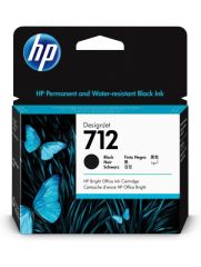 HP 3ED71A (712) SIYAH 80 ML GENIS FORMAT MUREKKEP KARTUSU