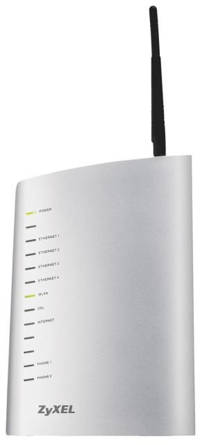 ZYXEL P-2602HWL ADSL2+ VOIP 4P.125Mb+2FXS KABLOSUZ MODEM