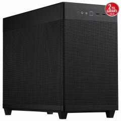 ASUS PRIME AP201 MICRO ATX ALET GEREKTİRMEYEN YAN PANELLER VE TOZ FİLTRELİ IZGARAYA SAHİP 360 MM SOĞUTUCU 338 MM UZUNLUĞA KADAR EKRAN KARTI VE STANDART ATX PSU DESTEKLİ 33 LİTRE HACİMLİ MICRO ATX KASA