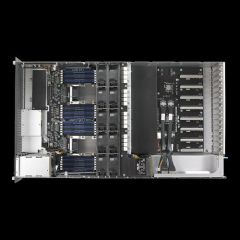 ASUS ESC8000G4/10G(1600W)BAREBONE GPU SERVER İŞLEMCİ YOK-RAM YOK-DİSK YOK-FREEDOS 