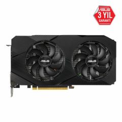 ASUS GEFORCE DUAL-RTX2060-O6G-EVO 6GB GDDR6 192bit 1785Mhz OC 1xDVI 2xHDMI 2xDP RGB EKRAN KARTI