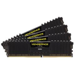 CORSAIR CMK32GX4M4D3600C18 32GB (4X8GB) DDR4 3600MHz CL18 VENGEANCE LPX BLACK SOGUTUCULU DIMM BELLEK